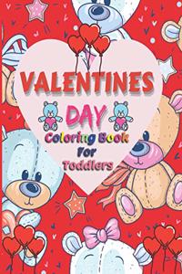 Valentines Day Coloring Book For Toddlers