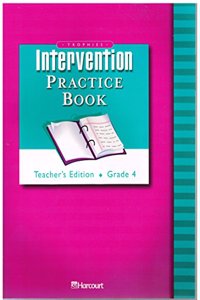 Harcourt School Publishers Trophies: Intervention Prac Bk Te Gr4 S