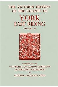 History of the County of York East Riding, Volume 4