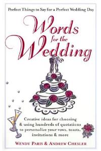 Words for the Wedding