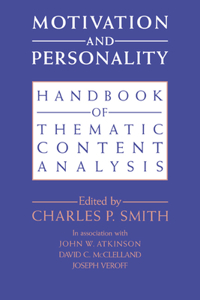 Motivation and Personality: Handbook of Thematic Content Analysis