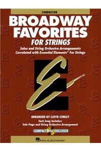 Broadway Favorites for Strings, Conductor