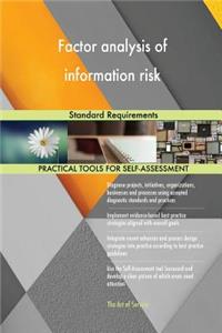 Factor analysis of information risk Standard Requirements