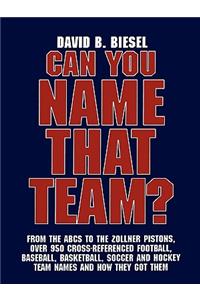 Can You Name That Team?