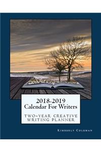 2018-2019 Calendar For Writers