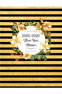 Three Year Planner 2020-2022