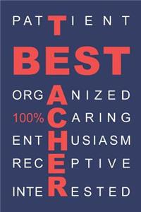 Best Teacher Journal