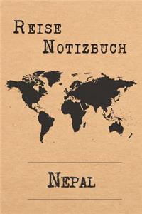 Reise Notizbuch Nepal: 6x9 Reise Journal I Tagebuch mit Checklisten zum Ausfüllen I Perfektes Geschenk für den Trip nach Nepal für jeden Reisenden