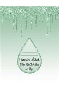 Composition Notebook College Ruled 8.5 x 11 in 110 Pages