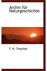 Archiv Fur Naturgeschichte