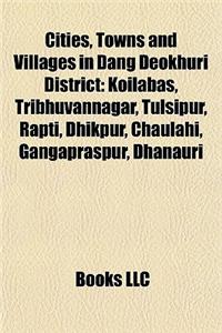 Cities, Towns and Villages in Dang Deokhuri District