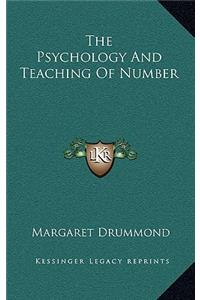 The Psychology and Teaching of Number