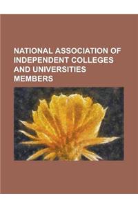 National Association of Independent Colleges and Universities Members