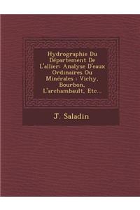 Hydrographie Du Département de l'Allier