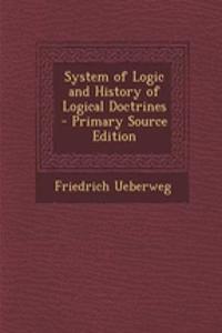 System of Logic and History of Logical Doctrines