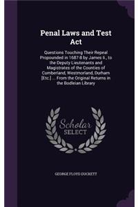 Penal Laws and Test Act