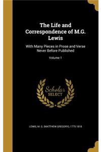 The Life and Correspondence of M.G. Lewis