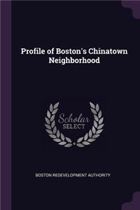 Profile of Boston's Chinatown Neighborhood