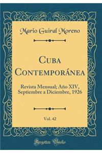 Cuba Contemporánea, Vol. 42
