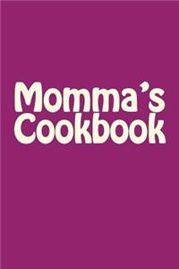 Momma's Cookbook