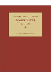 Cheatham County, Tennessee, Marriages 1856-1881