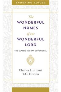 Wonderful Names of Our Wonderful Lord