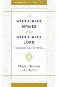 Wonderful Names of Our Wonderful Lord