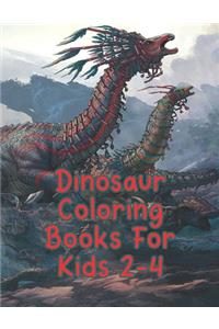 Dinosaur Coloring Books For Kids 2-4