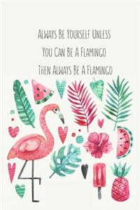 Always Be Yourself Unless You Can Be A Flamingo Then Always Be A Flamingo