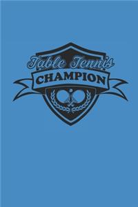 Table Tennis Champion