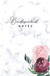 Bridesmaid Notes