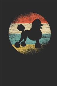 Poodle With Retro Circle