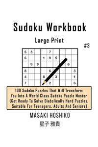 Sudoku Workbook-Large Print #3