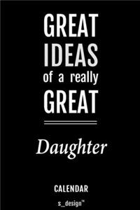 Calendar for Daughters / Daughter