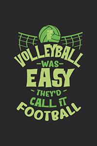If Volleyball Was Easy They'd Call It Football