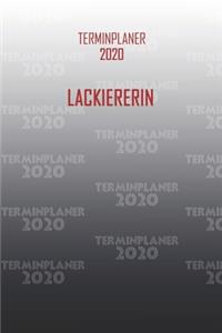Terminplaner 2020 Lackiererin