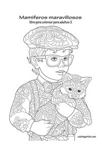 Mamiferos maravillosos libro para colorear para adultos 2