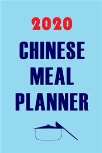 2020 Chinese Meal Planner