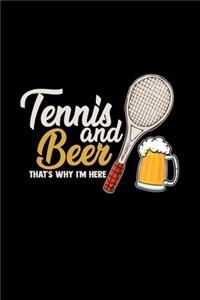 Tennis and beer that's why I'm here