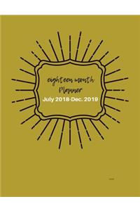 Eighteen Month Planner Forest