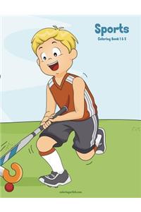 Sports Coloring Book 1 & 2