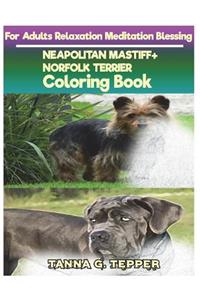 NEAPOLITAN MASTIFF+NORFOLK TERRIER Coloring book for Adults Relaxation