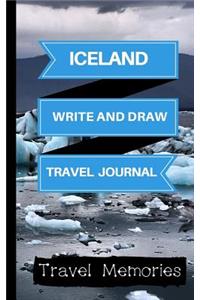 Iceland Write and Draw Travel Journal