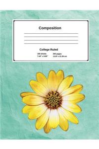 Sunflower College Ruled Composition Book