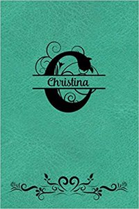 Split Letter Personalized Name Journal - Christina