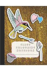 Class colouring notebook