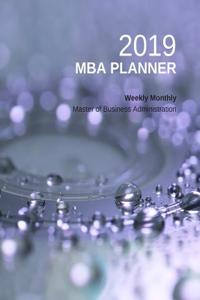 2019 MBA Planner Weekly Monthly Master of Business Administration