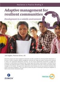Adaptive Management for Resilient Communities