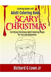 Adult Coloring Book Scary Christmas