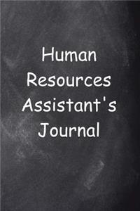 Human Resources Assistant's Journal Chalkboard Design